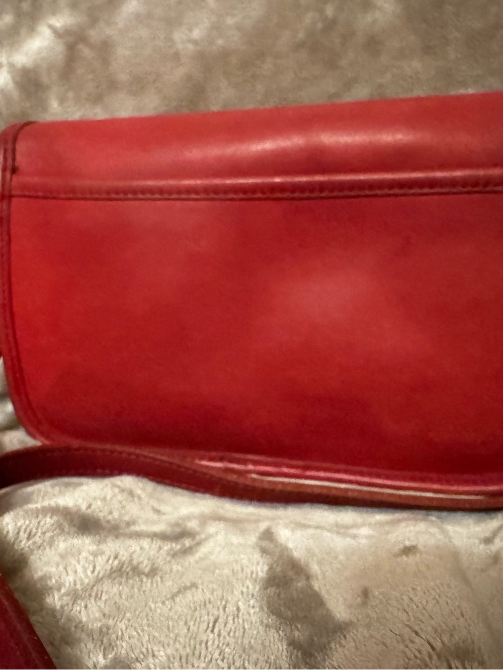 Vintage red coach pocket purse 9755 - Picture 2 of 9